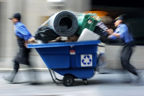 Recycling process for builders waste in Havering